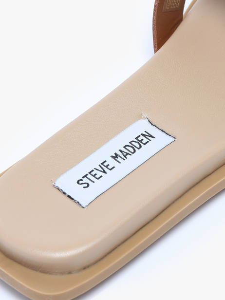 Mules Sofia En Cuir Steve madden Marron accessoires 11003523 vue secondaire 2
