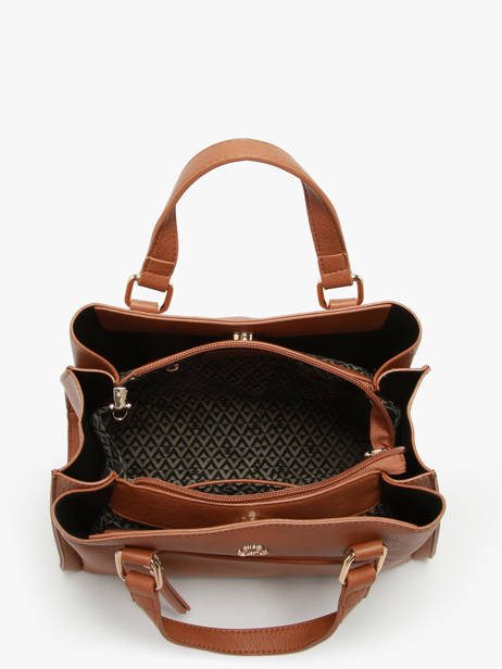 Handbag Zip Lulu castagnette Brown zip YOUX other view 3