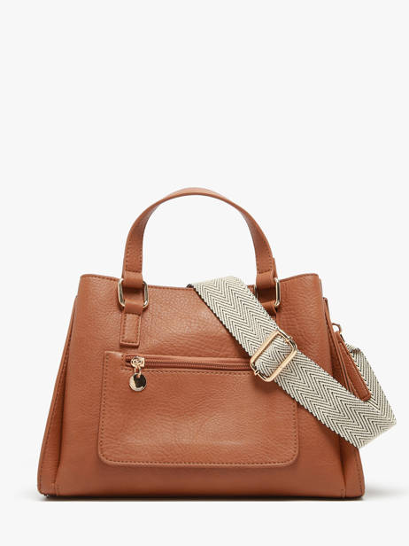Handbag Zip Lulu castagnette Brown zip YOUX other view 4