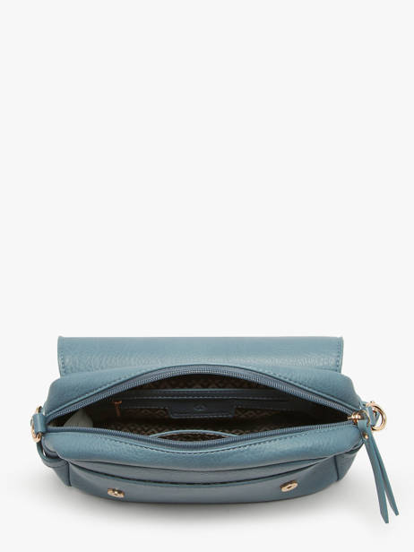 Sac Bandoulière Zip Lulu castagnette Bleu zip YRONDE vue secondaire 2