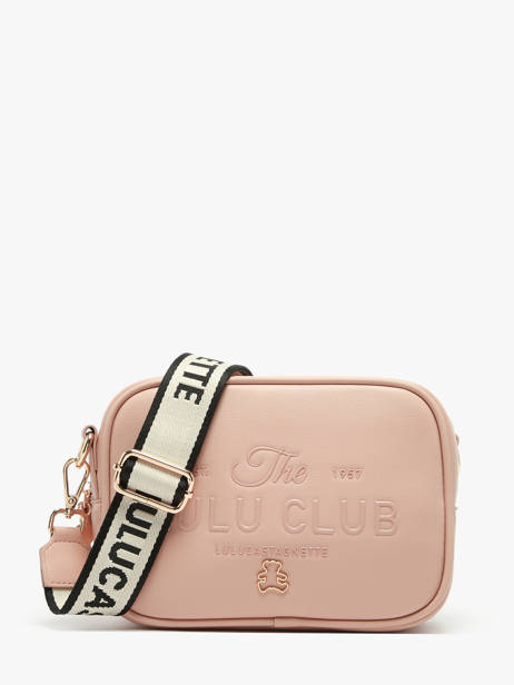 Shoulder Bag Logo Lulu castagnette Pink logo YZERNAY