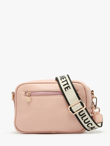 Shoulder Bag Logo Lulu castagnette Pink logo YZERNAY other view 3