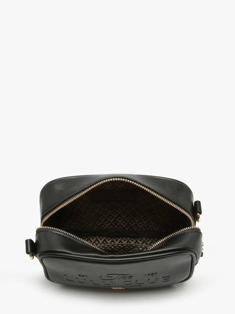 Shoulder Bag Logo Lulu castagnette Black logo YZERNAY other view 3