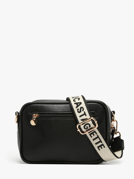Shoulder Bag Logo Lulu castagnette Black logo YZERNAY other view 4