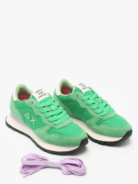 Sneakers Sun68 Green women Z35201 other view 1