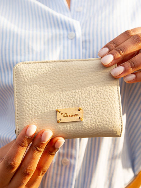 Coin Purse Muscari Woomen Beige muscari WMUS95 other view 5