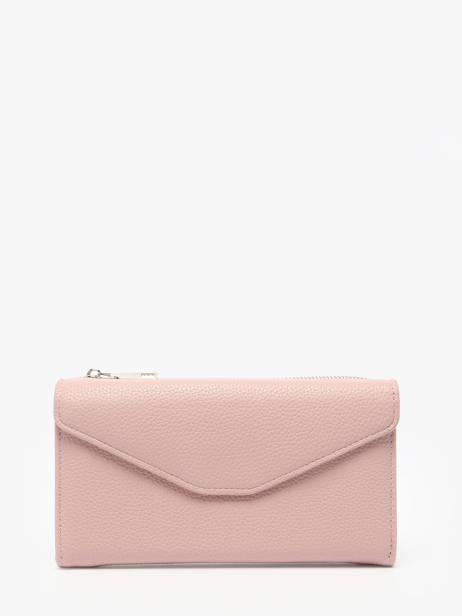 Wallet With Coin Purse Miniprix Pink grained 78COK872