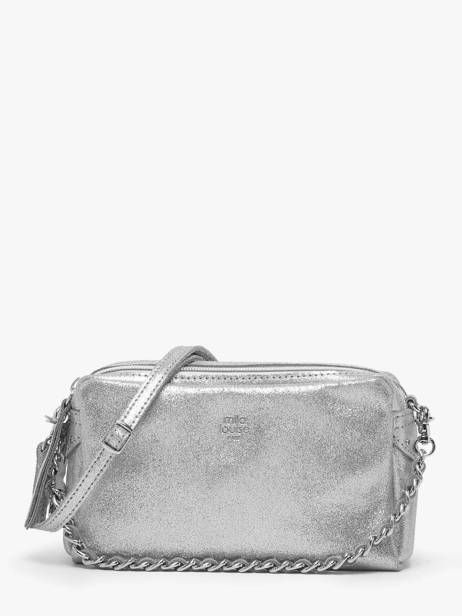 Crossbody Bag Vintage Leather Mila louise Silver vintage 23673XSX