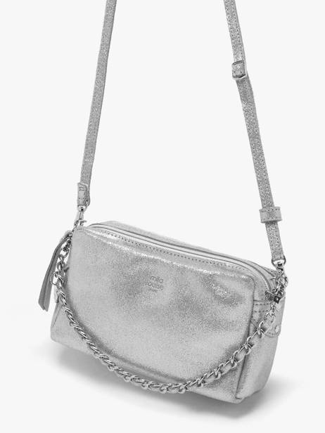 Crossbody Bag Vintage Leather Mila louise Silver vintage 23673XSX other view 2