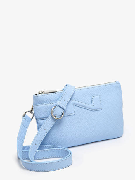Sac Bandoulière Florence Cuir Nathan baume Bleu n city 4 vue secondaire 2