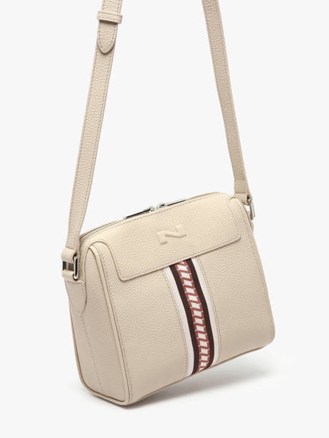 Leather Jeane Signature Crossbody Bag Nathan baume Beige signature 3 other view 2