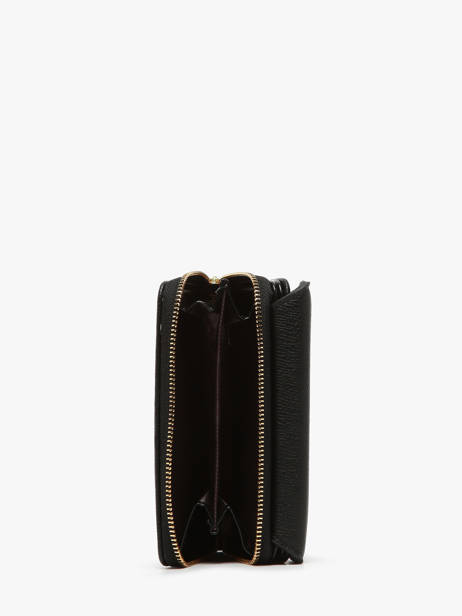 Coin Purse With Card Holder Miniprix Black safiano 78SM2650 other view 2