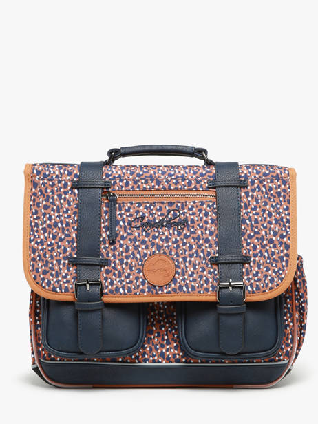 Wheeled Schoolbag 2 Compartments Cameleon Brown vintage fantasy PBVGCA38