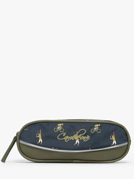 Trousse 2 Compartiments Cameleon Vert vintage urban PBVBTROU
