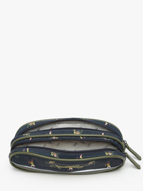 Trousse 2 Compartiments Cameleon Vert vintage urban PBVBTROU vue secondaire 1