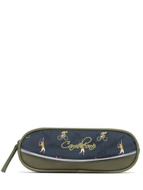 Trousse 2 Compartiments Cameleon Vert vintage urban PBVBTROU vue secondaire 3