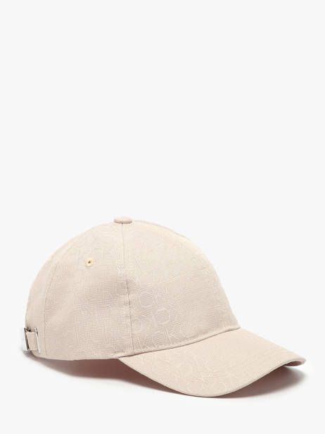 Casquette Calvin klein jeans Beige monogram jacquard K612871 vue secondaire 1