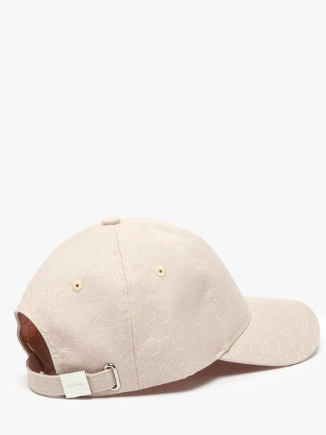 Casquette Calvin klein jeans Beige monogram jacquard K612871 vue secondaire 2