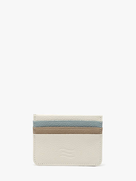 Porte-cartes Cuir Crinkles Blanc caviar 14320C
