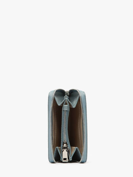 Portefeuille Cuir Crinkles Bleu caviar 14326 vue secondaire 1