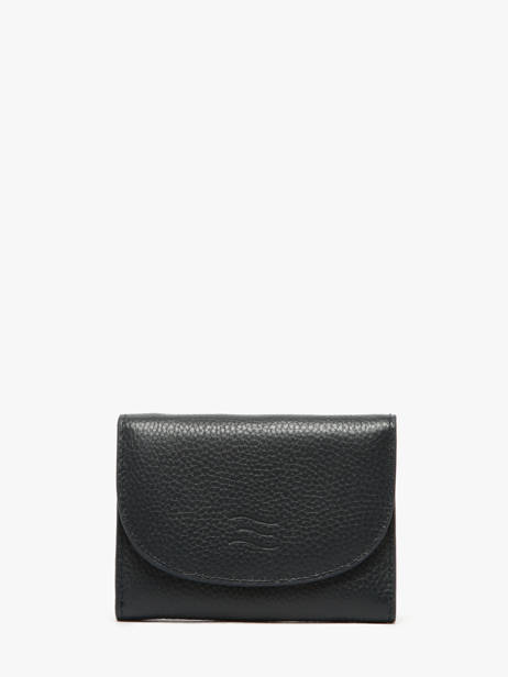 Wallet Caviar Leather Crinkles Blue caviar 14327