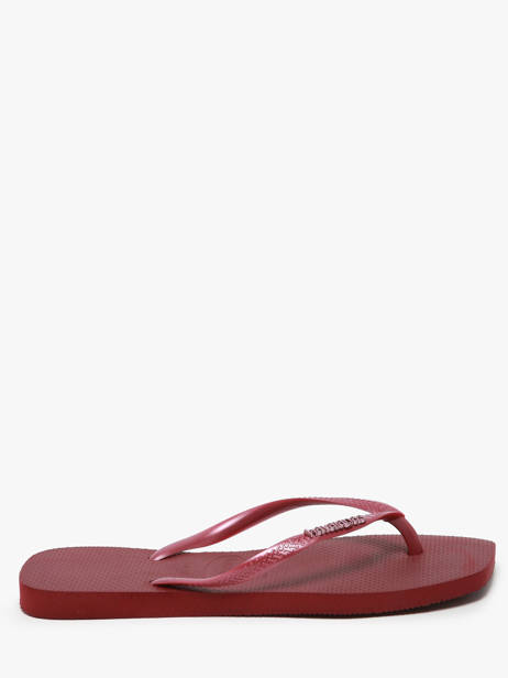 Flip Flops Sl Sq Lg Met Havaianas Red women 4148257F other view 1