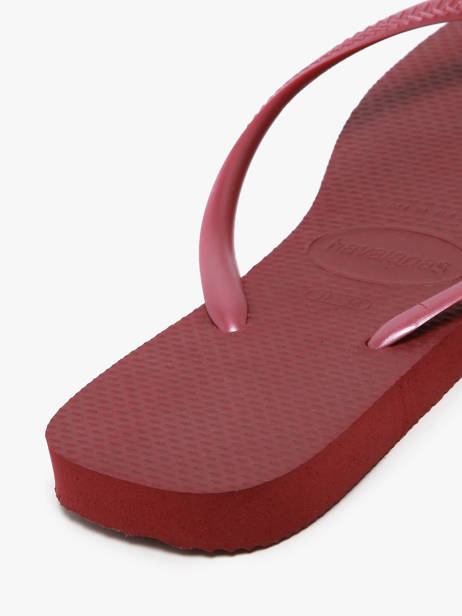 Flip Flops Sl Sq Lg Met Havaianas Red women 4148257F other view 3