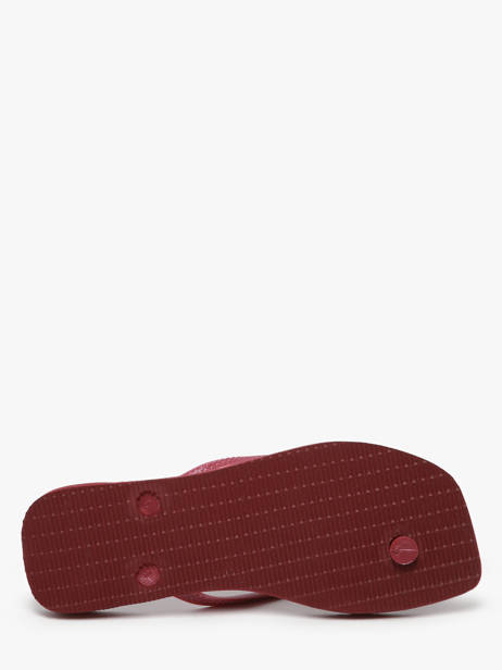 Flip Flops Sl Sq Lg Met Havaianas Red women 4148257F other view 4