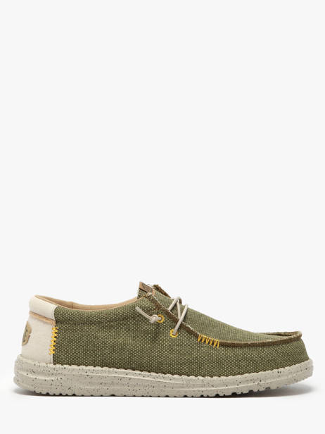 Moccasins Wally Coastline Jute Hey dude Green men 40952