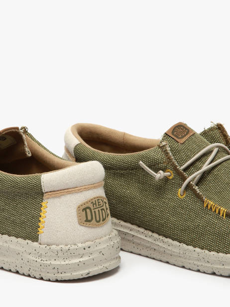Moccasins Wally Coastline Jute Hey dude Green men 40952 other view 3