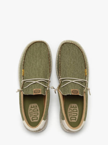 Moccasins Wally Coastline Jute Hey dude Green men 40952 other view 4