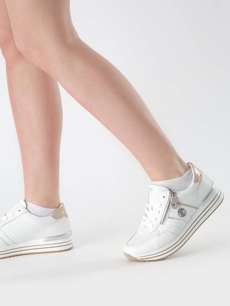 Sneakers In Leather Remonte White women 81 other view 1