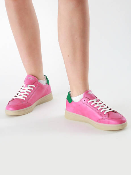 Sneakers In Leather Remonte Pink women 31 other view 1