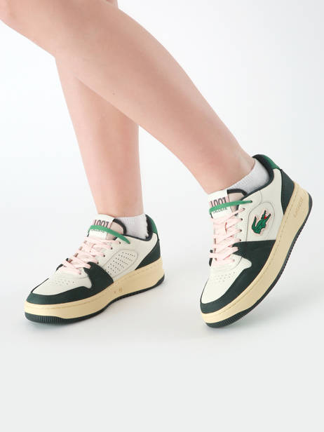 Sneakers L001 Set In Leather Lacoste White women 9SFA0088 other view 1
