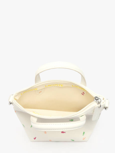 Sac Bandoulière L12.12 Season Lacoste Blanc l12.12 season NF4993SJ vue secondaire 3