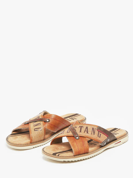 Mules Mustang Marron men 4152705 vue secondaire 1