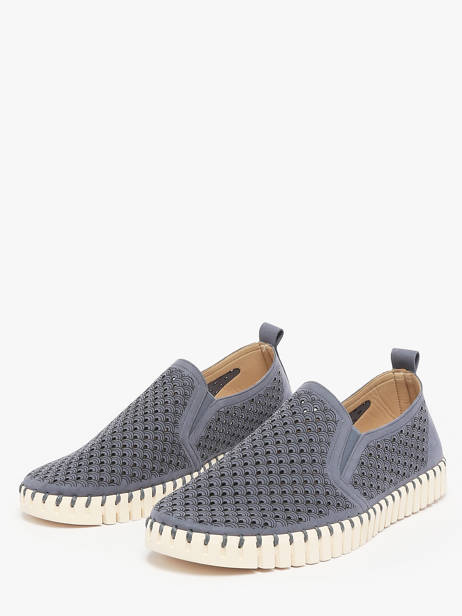Moccasins Ilse jacobsen Blue men TULIP140 other view 2