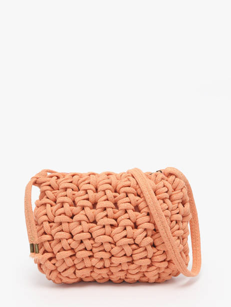 Shoulder Bag Crochet Le voyage en panier Orange crochet PM854 other view 4