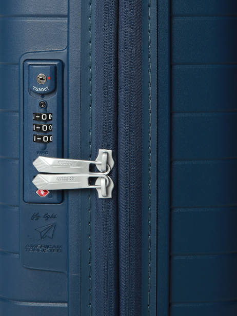 Expandable Cabin Luggage American tourister Blue fastforward 155259 other view 1