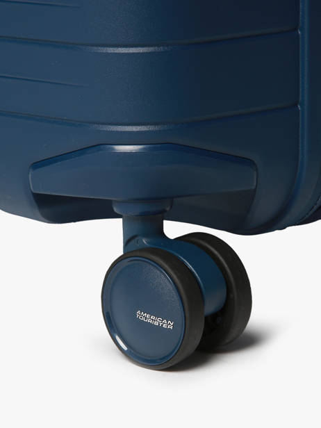 Expandable Cabin Luggage American tourister Blue fastforward 155259 other view 2