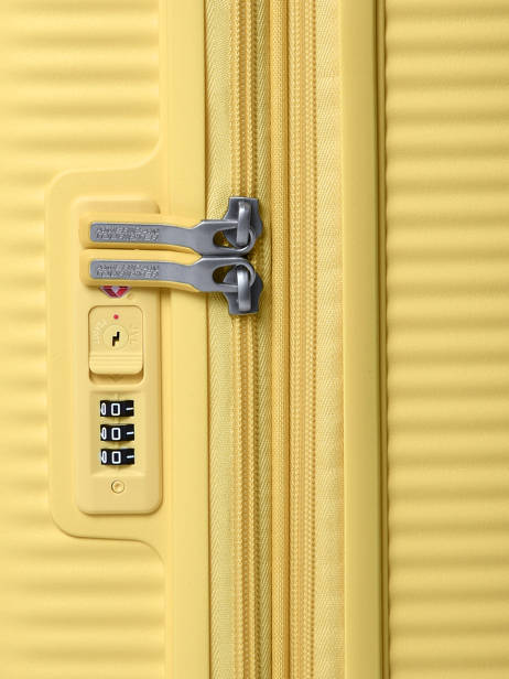 Soundbox Cabin Luggage American tourister Yellow soundbox 32G001 other view 1