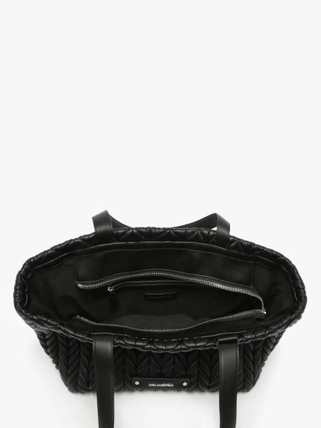 Shoulder Bag K Kushion Polyurethane Karl lagerfeld Black k kushion A2W30199 other view 3