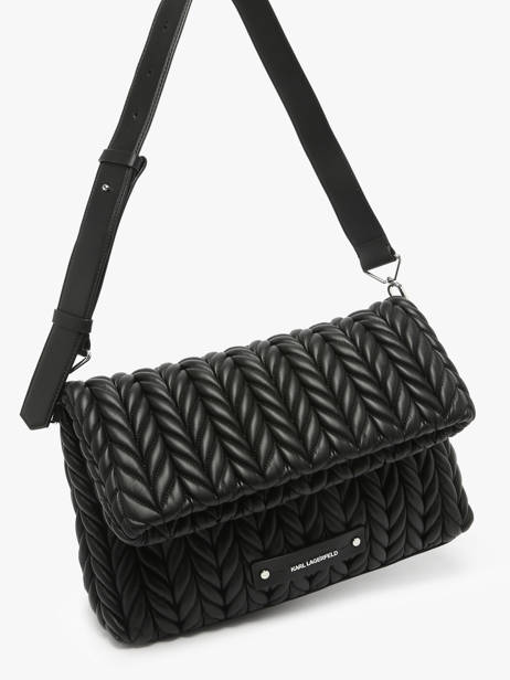 Shoulder Bag K Kushion Polyurethane Karl lagerfeld Black k kushion A2W30151 other view 2