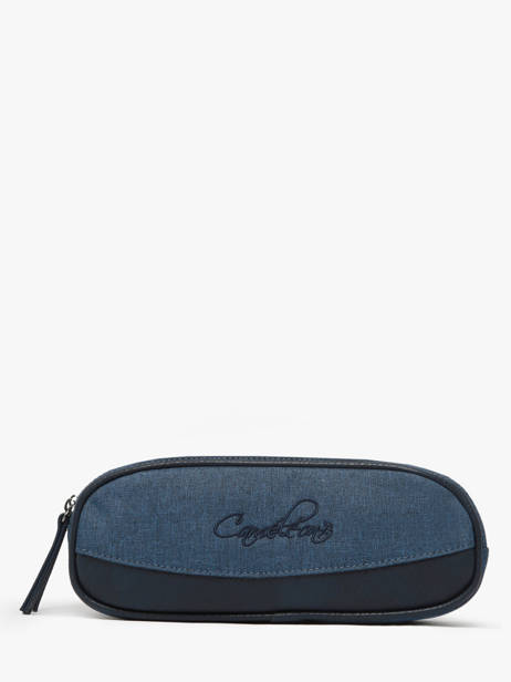 Trousse 2 Compartiments Cameleon Bleu vintage color - VIC-TROU