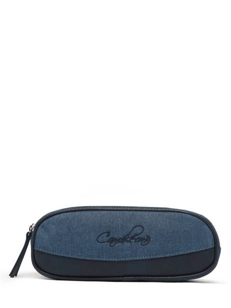 Trousse 2 Compartiments Cameleon Bleu vintage color - VIC-TROU vue secondaire 3