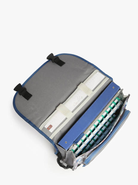 Satchel 2 Compartments Cameleon Gray actual PBBACA35 other view 3