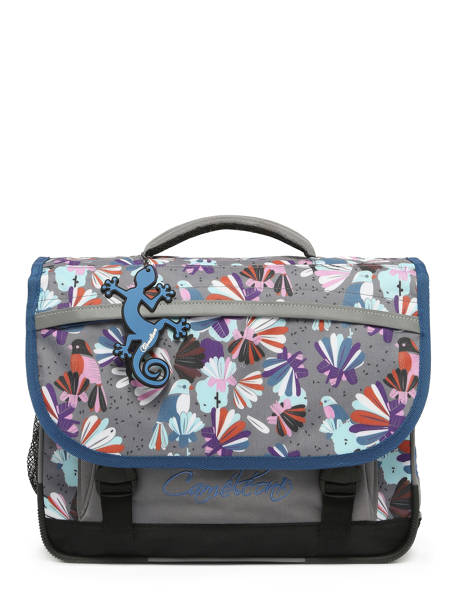 Satchel 2 Compartments Cameleon Gray actual PBBACA35 other view 6