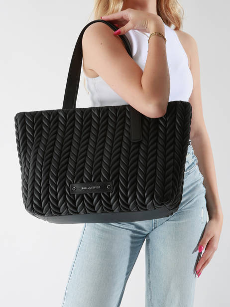 Shoulder Bag K Kushion Polyurethane Karl lagerfeld Black k kushion A2W30199 other view 1