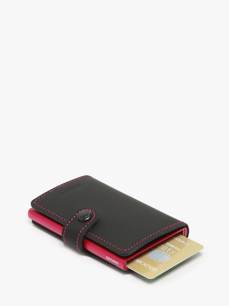 Card Holder Leather Secrid Black matte MM other view 1