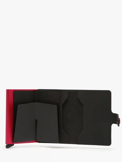 Card Holder Leather Secrid Black matte MM other view 2